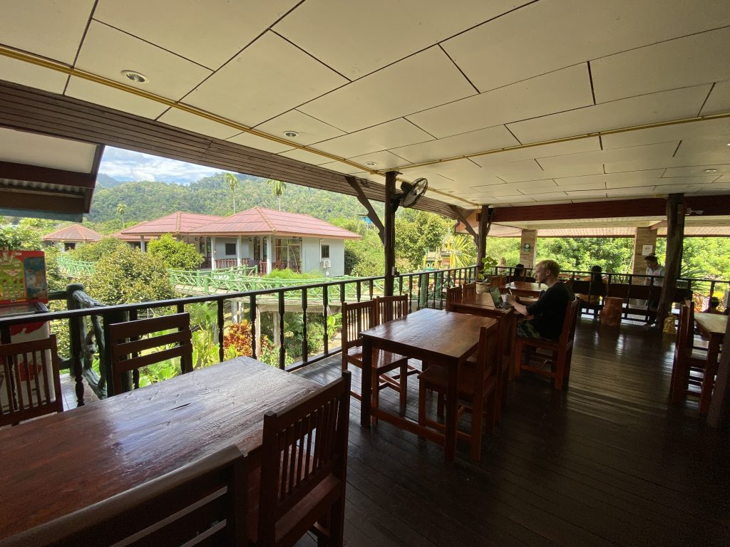 Khao Sok Jungle Huts Restaurant.